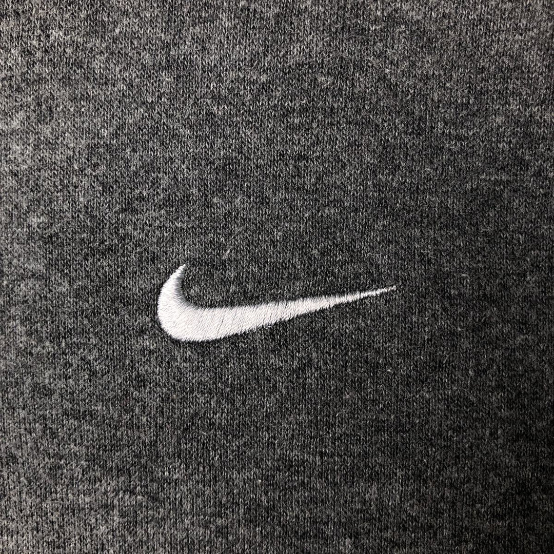 Nike The Athletic Dept. Sweatshirt Full-Zip Hoodie, Men's Size Medium cotton Charcoal Vintage Second Hand