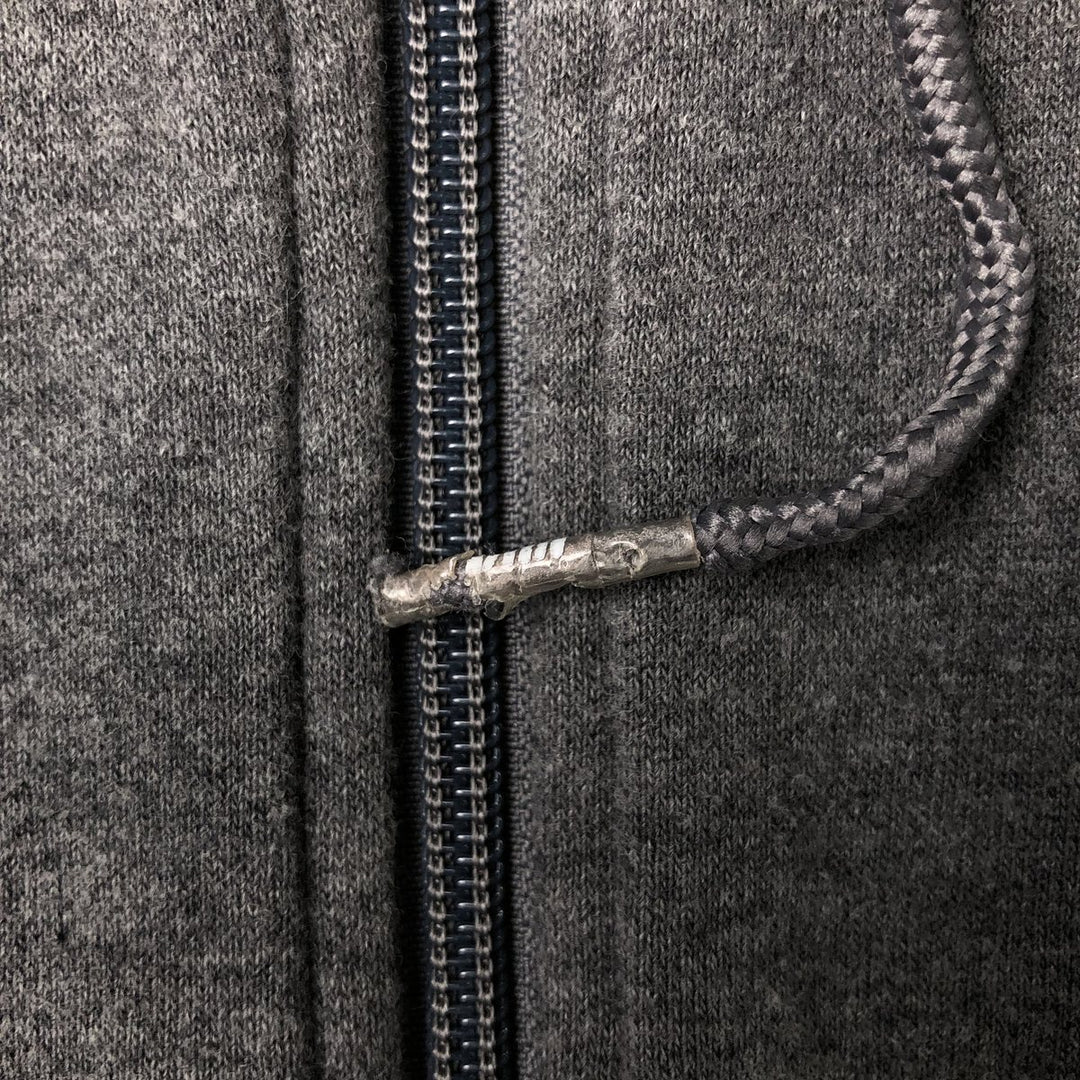 Nike The Athletic Dept. Sweatshirt Full-Zip Hoodie, Men's Size Medium cotton Charcoal Vintage Second Hand