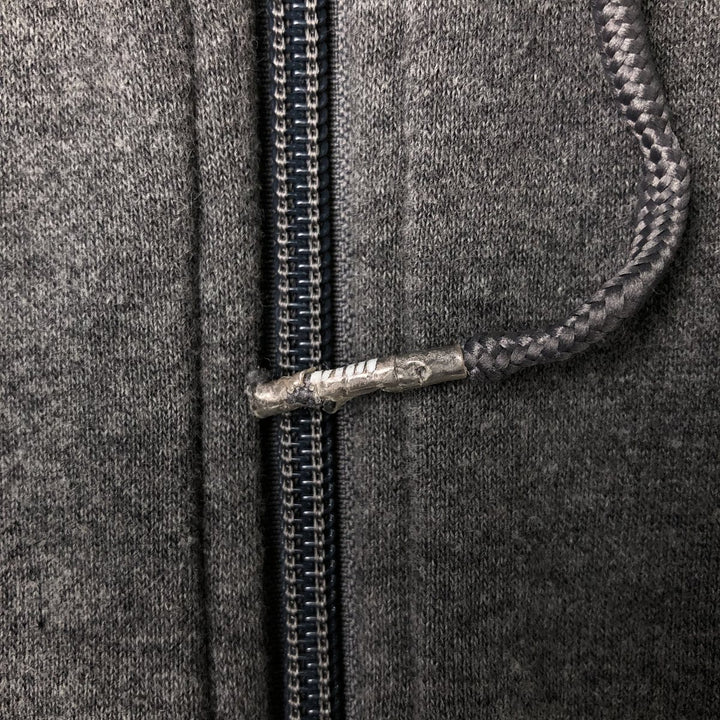 Nike The Athletic Dept. Sweatshirt Full-Zip Hoodie, Men's Size Medium cotton Charcoal Vintage Second Hand