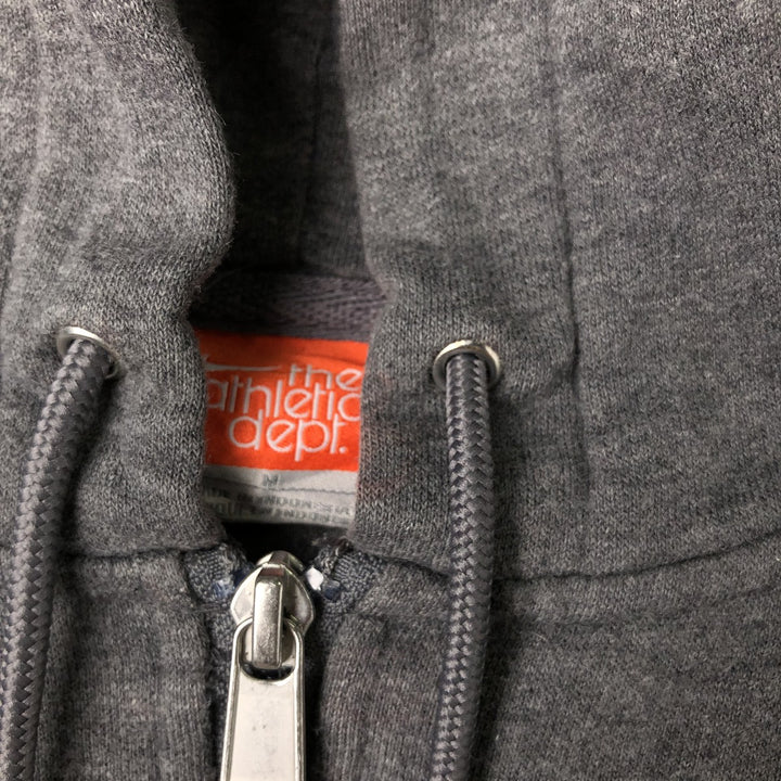 Nike The Athletic Dept. Sweatshirt Full-Zip Hoodie, Men's Size Medium cotton Charcoal Vintage Second Hand