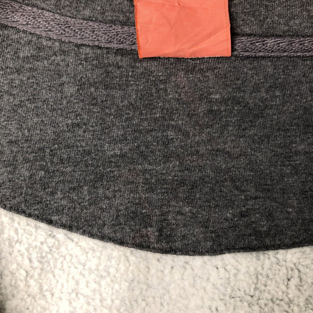 Nike The Athletic Dept. Sweatshirt Full-Zip Hoodie, Men's Size Medium cotton Charcoal Vintage Second Hand