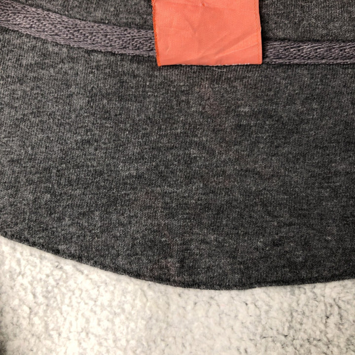 Nike The Athletic Dept. Sweatshirt Full-Zip Hoodie, Men's Size Medium cotton Charcoal Vintage Second Hand