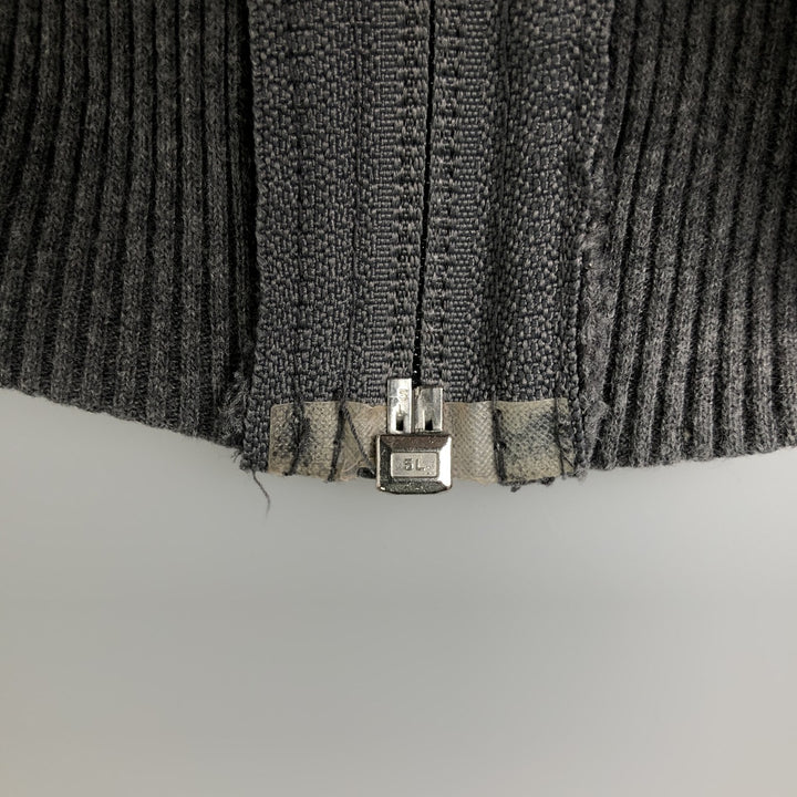 Nike The Athletic Dept. Sweatshirt Full-Zip Hoodie, Men's Size Medium cotton Charcoal Vintage Second Hand