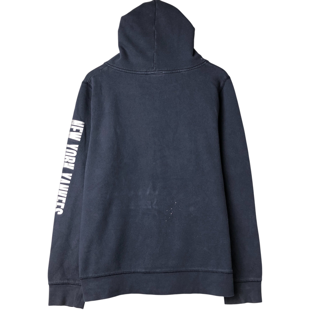 Genuine Merchandise MLB New York Yankees Full-Zip Hoodie, Men's Size XL cotton navy blue type Vintage Second Hand