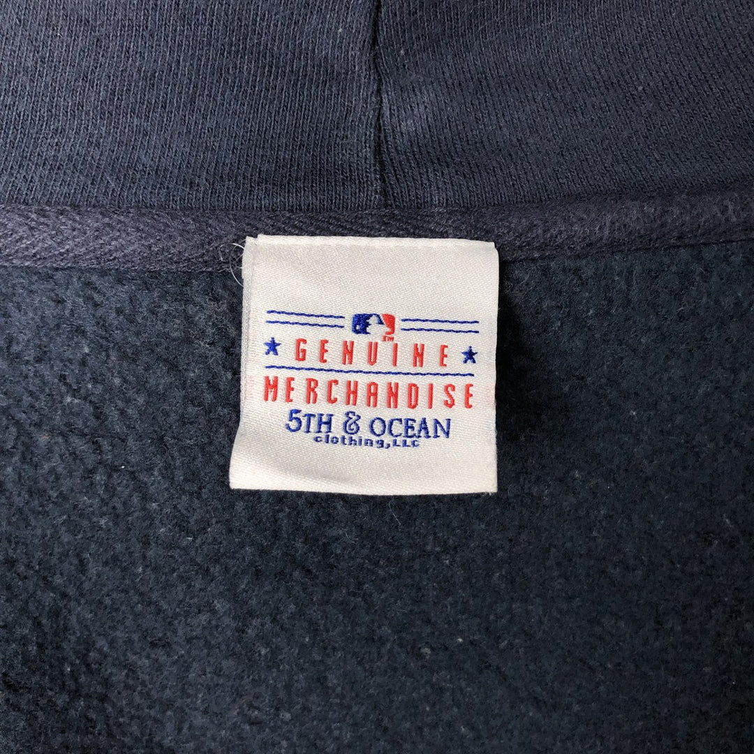 Genuine Merchandise MLB New York Yankees Full-Zip Hoodie, Men's Size XL cotton navy blue type Vintage Second Hand