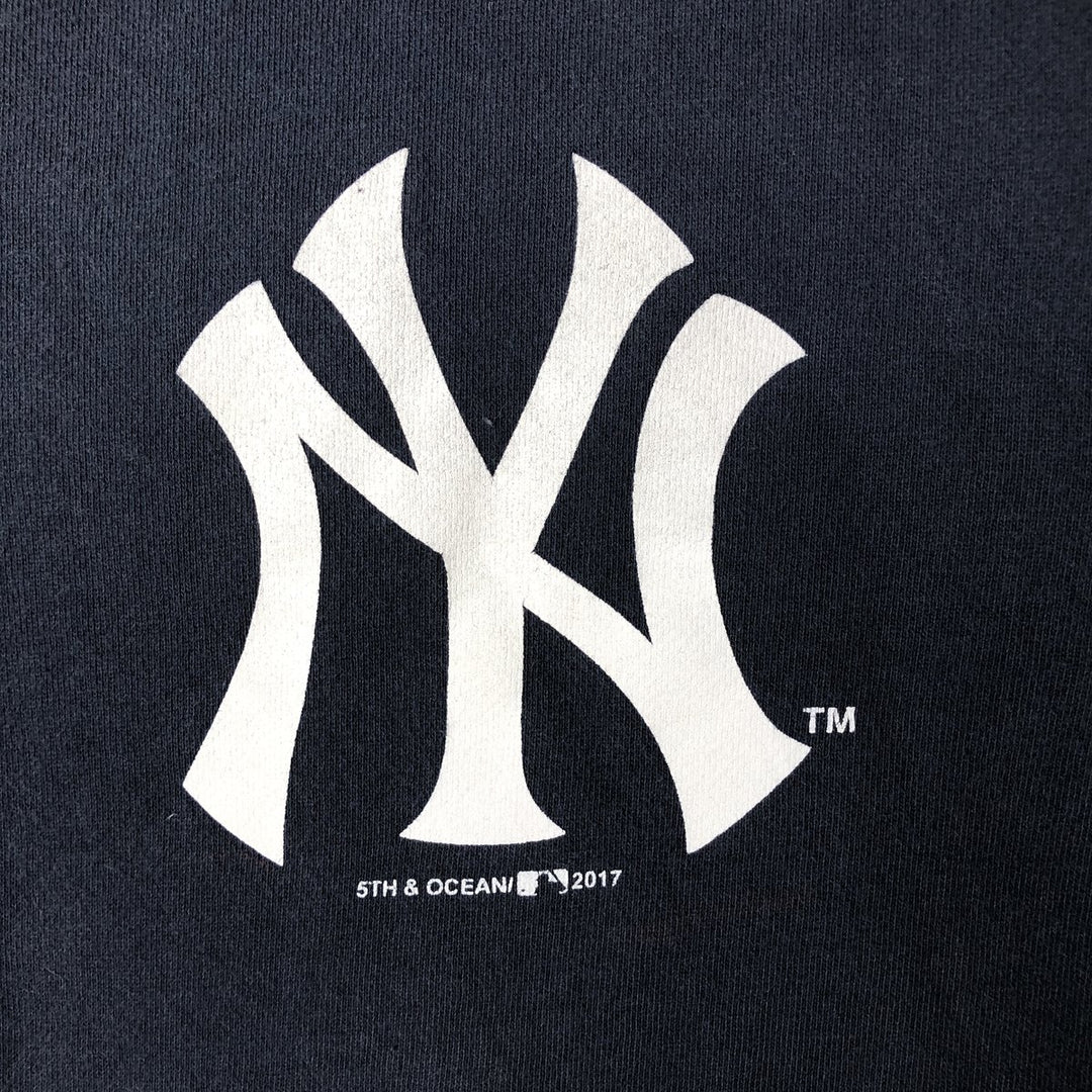 Genuine Merchandise MLB New York Yankees Full-Zip Hoodie, Men's Size XL cotton navy blue type Vintage Second Hand