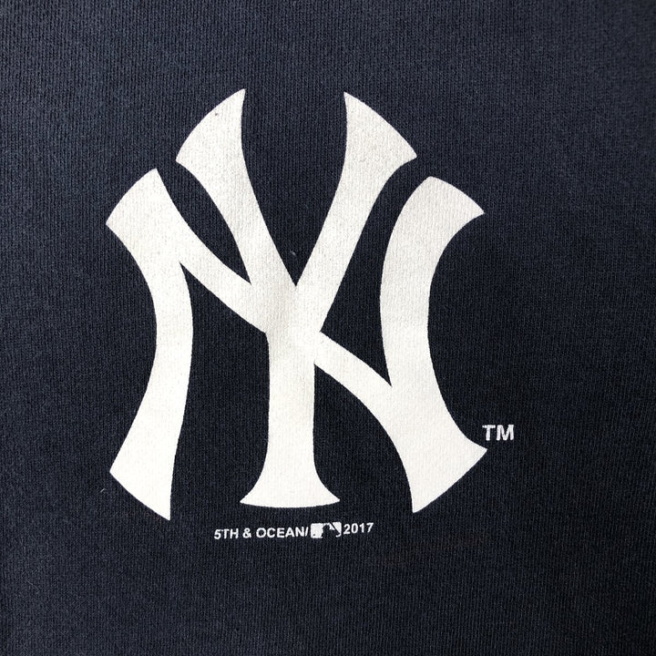 Genuine Merchandise MLB New York Yankees Full-Zip Hoodie, Men's Size XL cotton navy blue type Vintage Second Hand