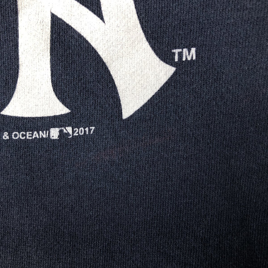Genuine Merchandise MLB New York Yankees Full-Zip Hoodie, Men's Size XL cotton navy blue type Vintage Second Hand