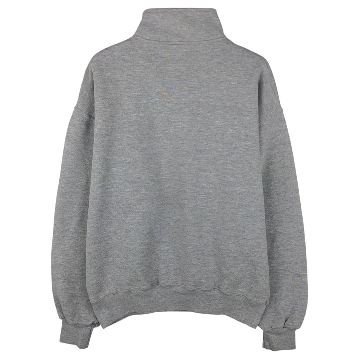 90'S Russell Half Zip Sweatshirt, Men's L Size Vintage polyester gray type Vintage Second Hand