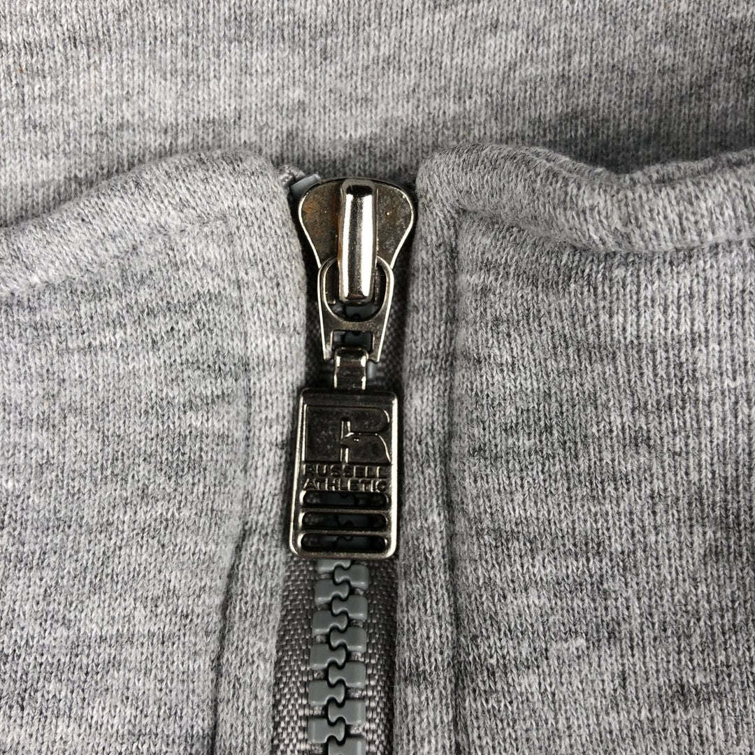 90'S Russell Half Zip Sweatshirt, Men's L Size Vintage polyester gray type Vintage Second Hand