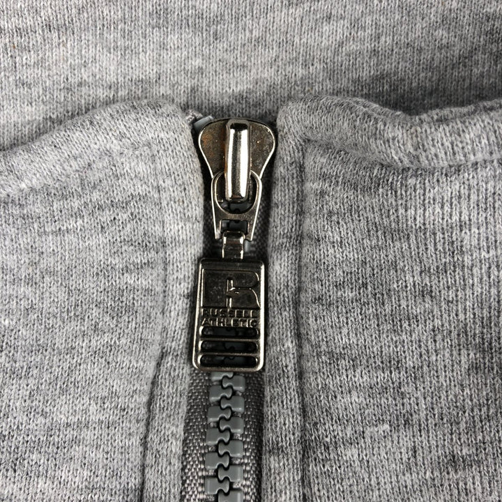 90'S Russell Half Zip Sweatshirt, Men's L Size Vintage polyester gray type Vintage Second Hand