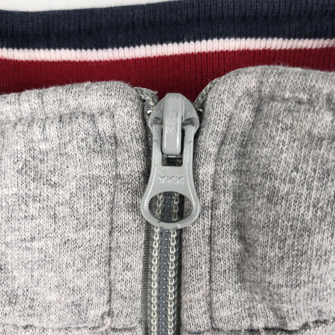 Ralph Lauren CHAPS Half-Zip Sweatshirt, Men's Size Small cotton gray type Vintage Second Hand