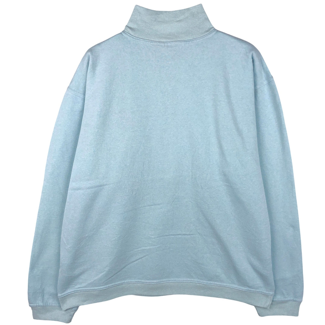Vintage 1980'S Levi's Half-Zip Sweatshirt, Made in Portugal, Men's Size XL cotton Blue type light blue Vintage Second Hand