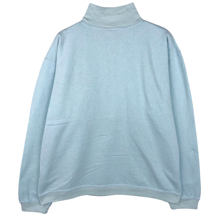Vintage 1980'S Levi's Half-Zip Sweatshirt, Made in Portugal, Men's Size XL cotton Blue type light blue Vintage Second Hand