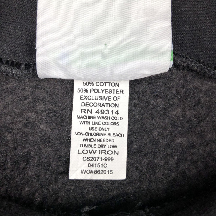 Champion ECO FLEECE College Sweatshirt Pullover Hoodie, Men's Size L cotton black type Vintage Second Hand