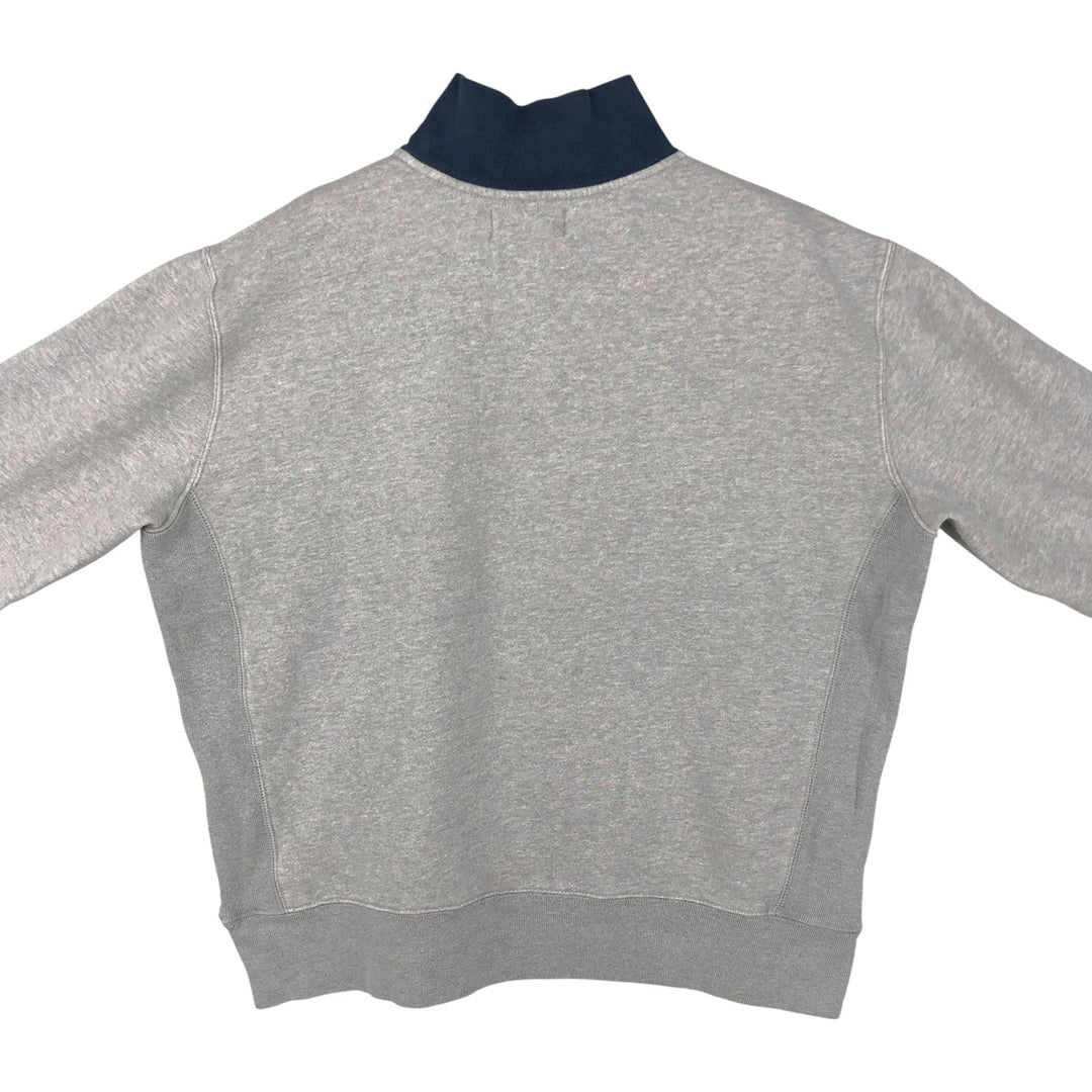 Ralph Lauren POLO by Ralph Lauren Half-Zip Sweatshirt, Men's XL cotton gray type Vintage Second Hand