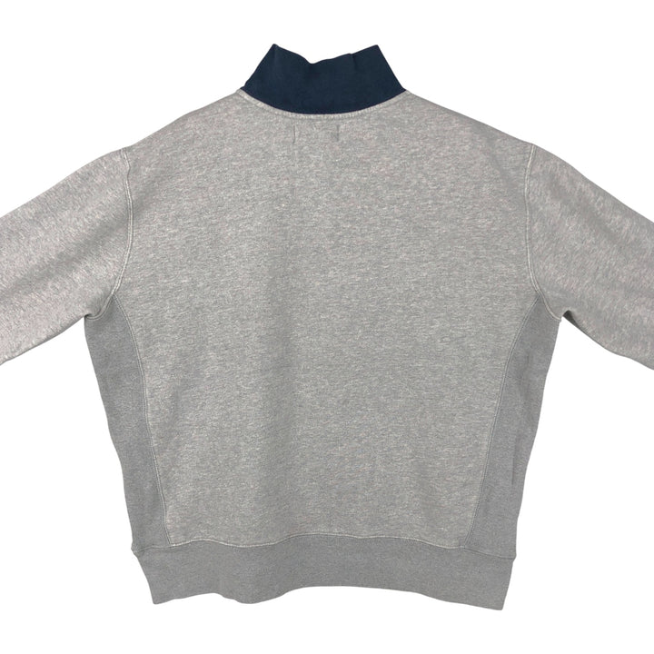 Ralph Lauren POLO by Ralph Lauren Half-Zip Sweatshirt, Men's XL cotton gray type Vintage Second Hand