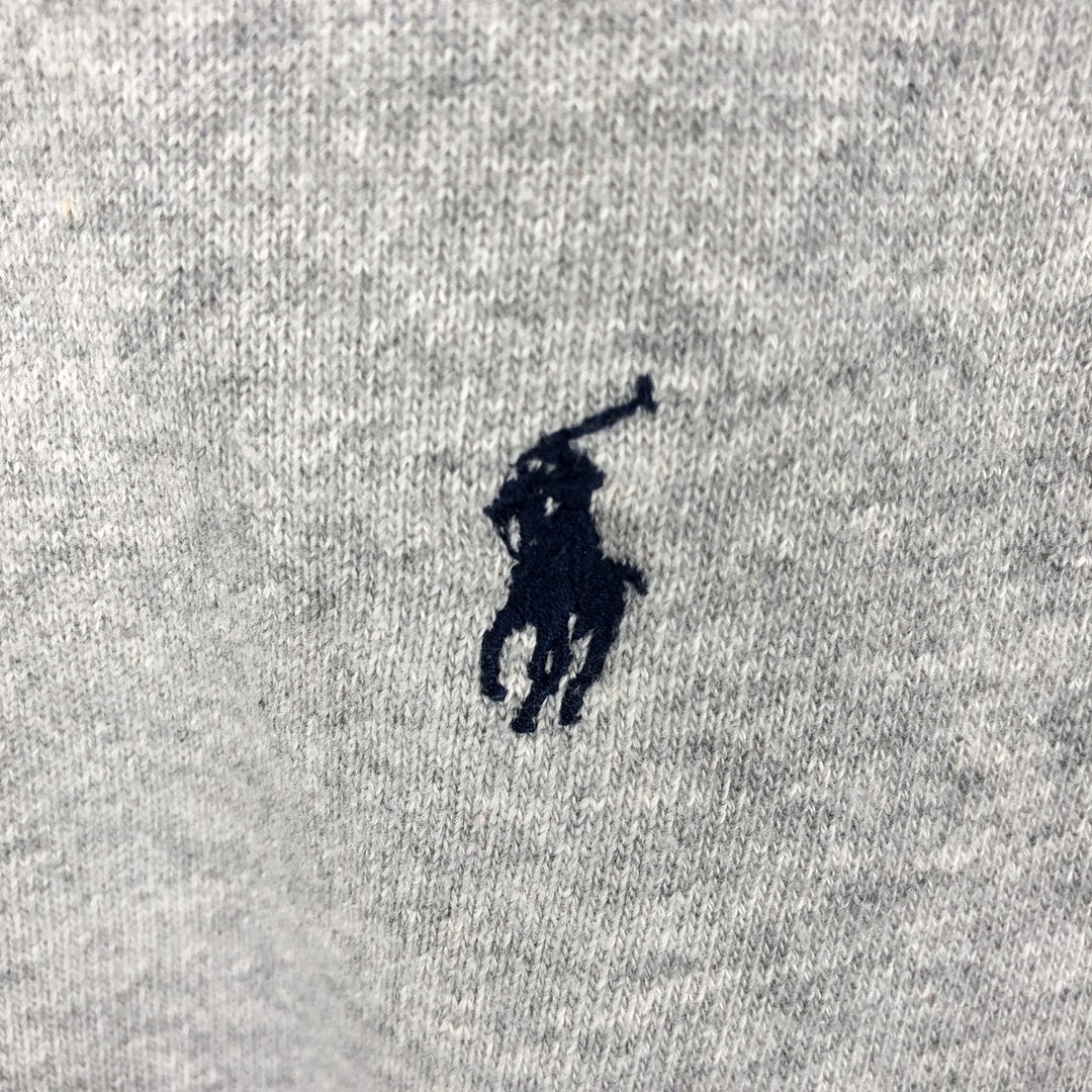 Ralph Lauren POLO by Ralph Lauren Half-Zip Sweatshirt, Men's XL cotton gray type Vintage Second Hand
