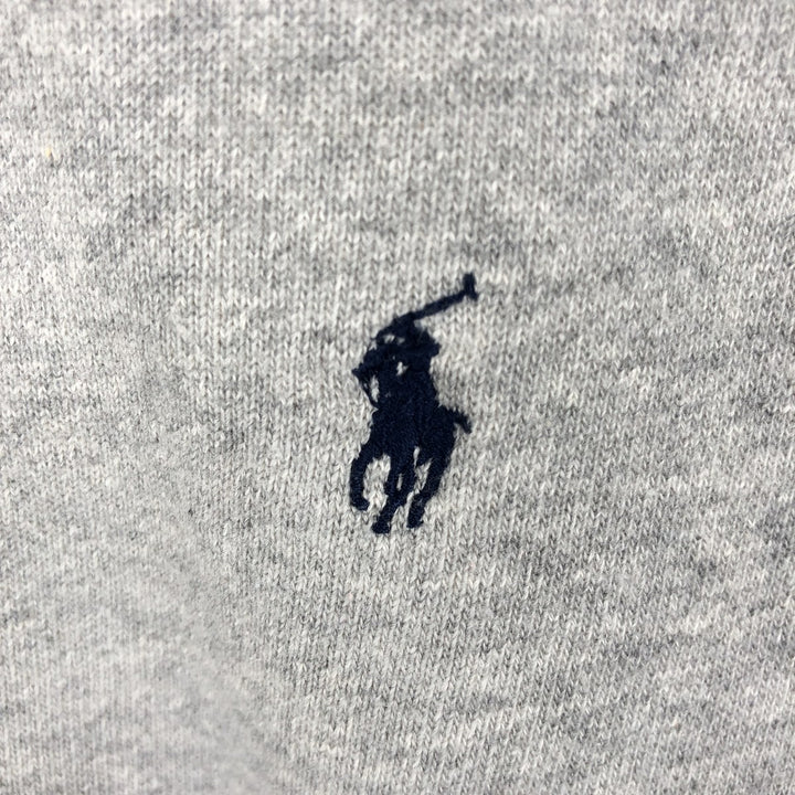 Ralph Lauren POLO by Ralph Lauren Half-Zip Sweatshirt, Men's XL cotton gray type Vintage Second Hand