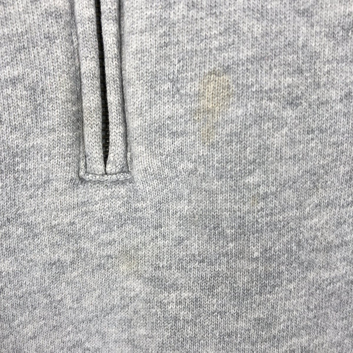 Ralph Lauren POLO by Ralph Lauren Half-Zip Sweatshirt, Men's XL cotton gray type Vintage Second Hand