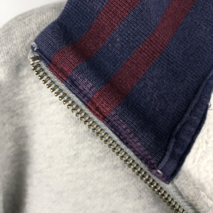 Ralph Lauren POLO by Ralph Lauren Half-Zip Sweatshirt, Men's XL cotton gray type Vintage Second Hand