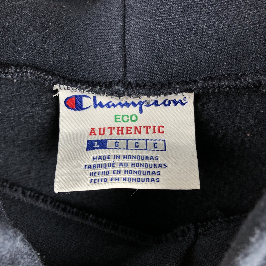 Champion ECO AUTHENTIC College Pullover Hoodie, Men's Size L unclear navy blue type Vintage Second Hand