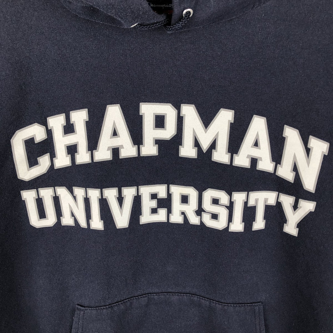 2000'S Champion Authentic Athletic Apparel Pullover Hoodie, Men's Size L cotton navy blue type Vintage Second Hand