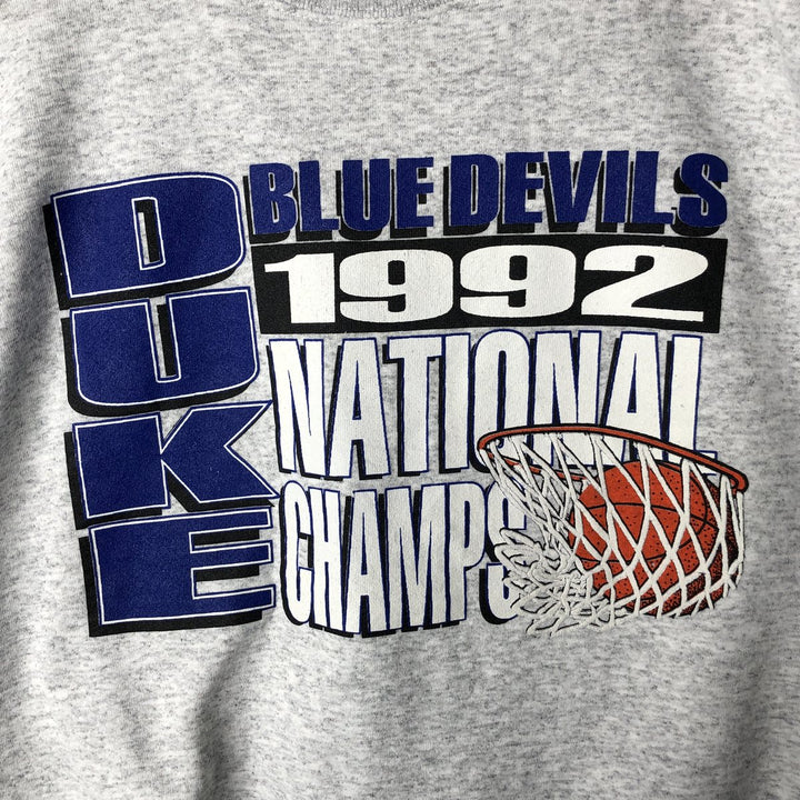 Vintage 90'S Soffe Heavy Sweats college sweatshirt, made in the USA, men's size XL polyester gray type Vintage Second Hand