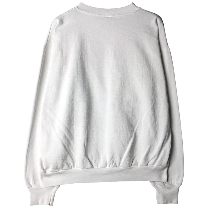 Vintage 90'S Steinwurtzel triple print college sweatshirt, made in the USA, men's size XL polyester white type Vintage Second Hand