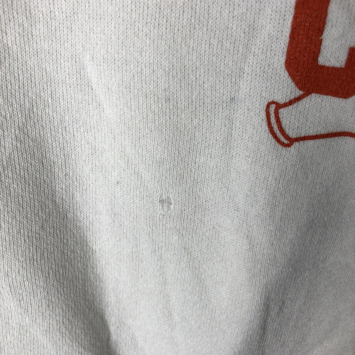 Vintage 1980'S Hanes college sweatshirt, made in the USA, size small, men's cotton white type Vintage Second Hand