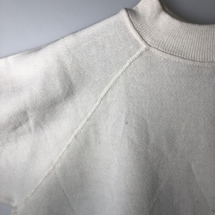 Vintage 1980'S Hanes college sweatshirt, made in the USA, size small, men's cotton white type Vintage Second Hand