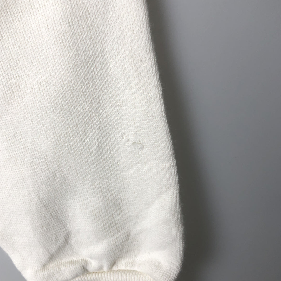 Vintage 1980'S Hanes college sweatshirt, made in the USA, size small, men's cotton white type Vintage Second Hand