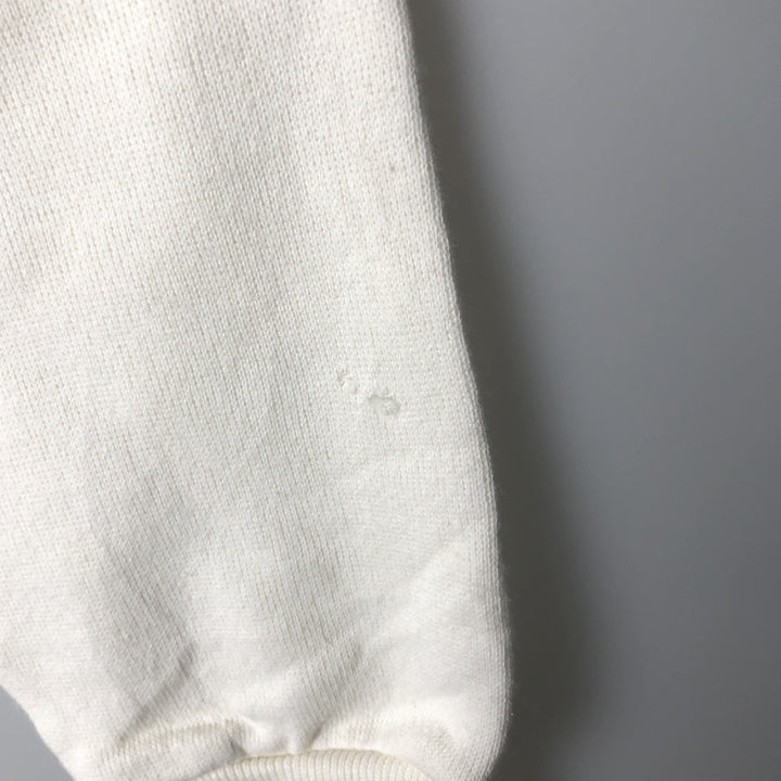 Vintage 1980'S Hanes college sweatshirt, made in the USA, size small, men's cotton white type Vintage Second Hand