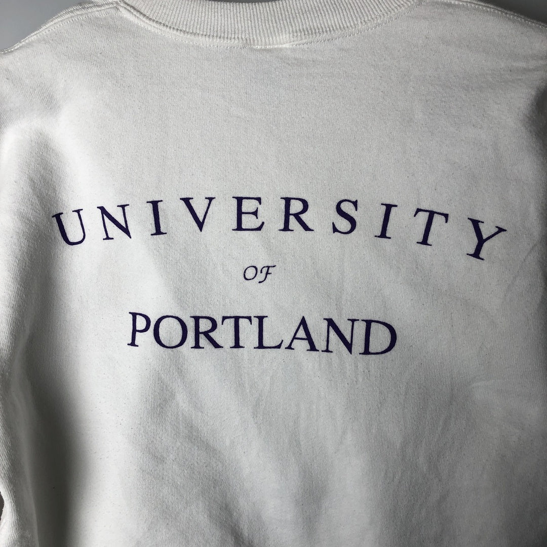 Vintage 90'S Jerzees Super Sweats college sweatshirt, made in the USA, size M, men's cotton white type Vintage Second Hand