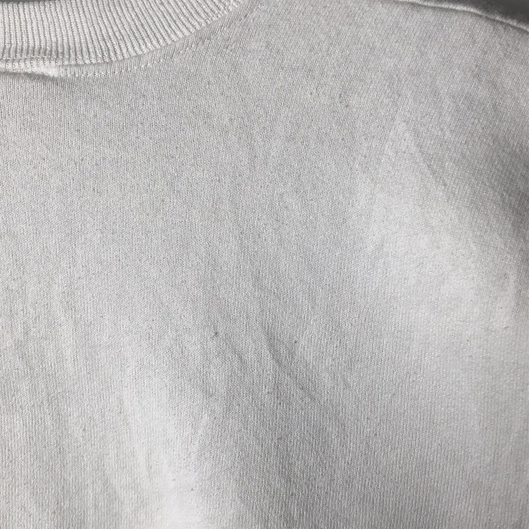 Vintage 90'S Mickey and Co. Mickey Mouse large print character sweatshirt, size L, men's unclear white type Vintage Second Hand