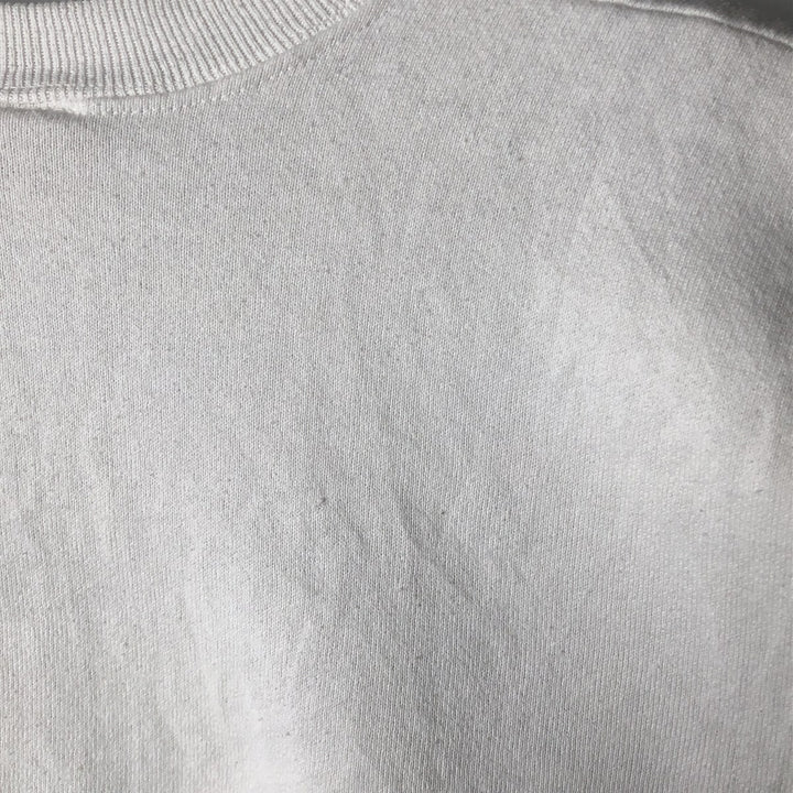 Vintage 90'S Mickey and Co. Mickey Mouse large print character sweatshirt, size L, men's unclear white type Vintage Second Hand