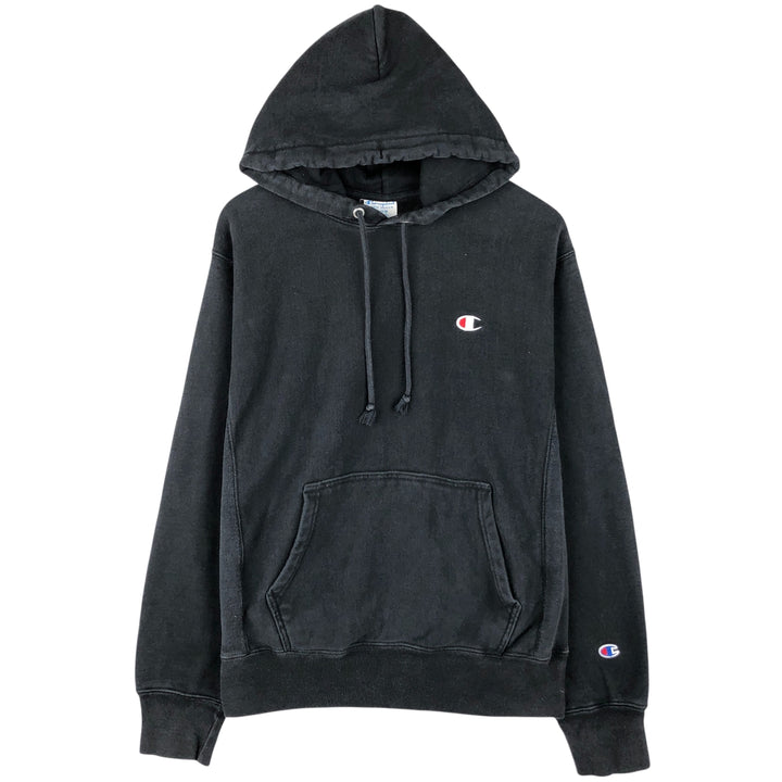 Champion REVERSE WEAVE Reverse Weave Sweat Pullover Hoodie Men's M cotton black type Vintage Second Hand