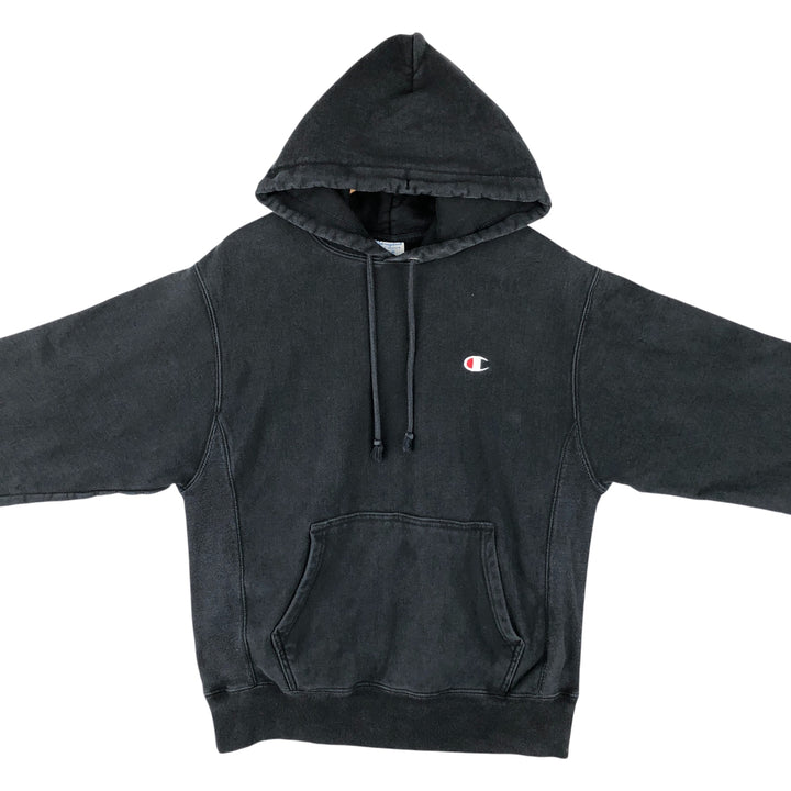 Champion REVERSE WEAVE Reverse Weave Sweat Pullover Hoodie Men's M cotton black type Vintage Second Hand
