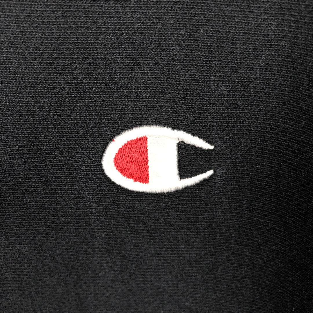 Champion REVERSE WEAVE Reverse Weave Sweat Pullover Hoodie Men's L size cotton black type Vintage Second Hand