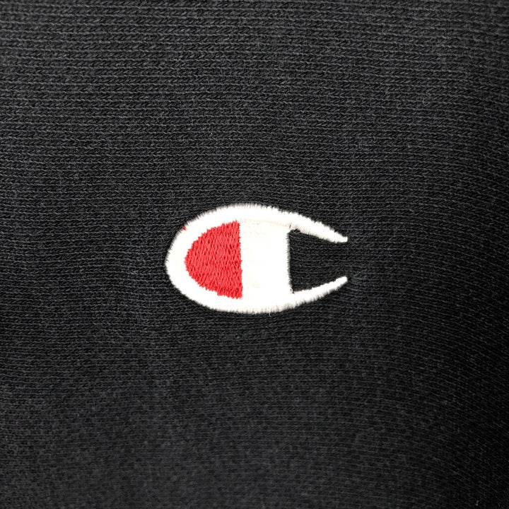 Champion REVERSE WEAVE Reverse Weave Sweat Pullover Hoodie Men's L size cotton black type Vintage Second Hand