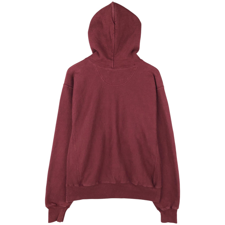 2000'S Champion Premium Reverse Weave College Pullover Hoodie, Men's Size Medium cotton burgundy type Vintage Second Hand