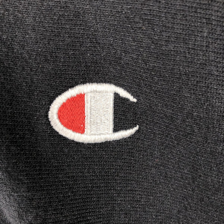 2000'S Champion EST.1919 Sweatshirt Pullover Hoodie, Men's Size L cotton black type Vintage Second Hand