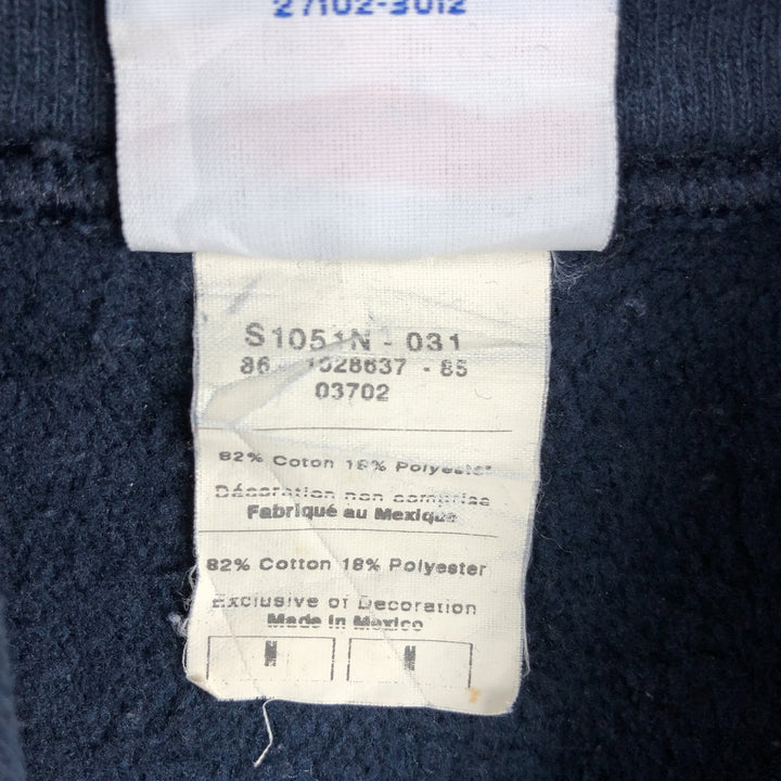 2000'S Champion REVERSE WEAVE Reverse Weave College Sweatshirt Pullover Hoodie, Men's Size M cotton navy blue type Vintage Second Hand