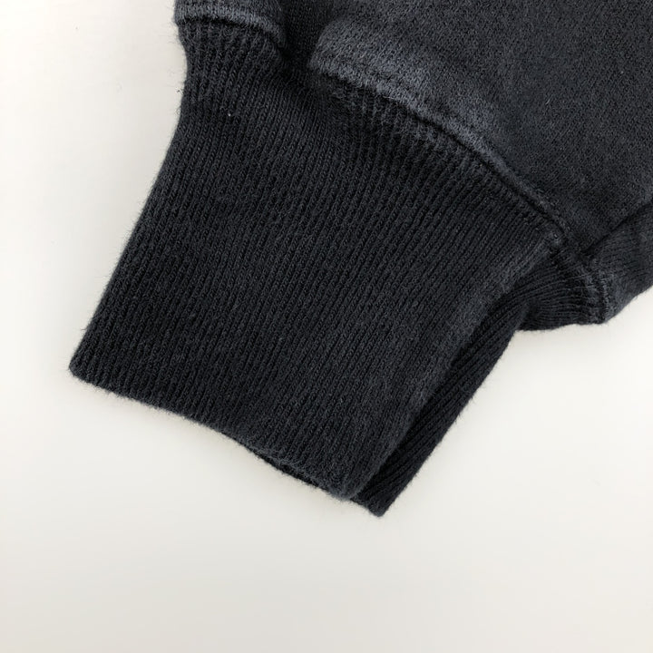 00'S Champion Premium Reverse Weave Advertising Sweat Pullover Hoodie Men's L size cotton black type Vintage Second Hand