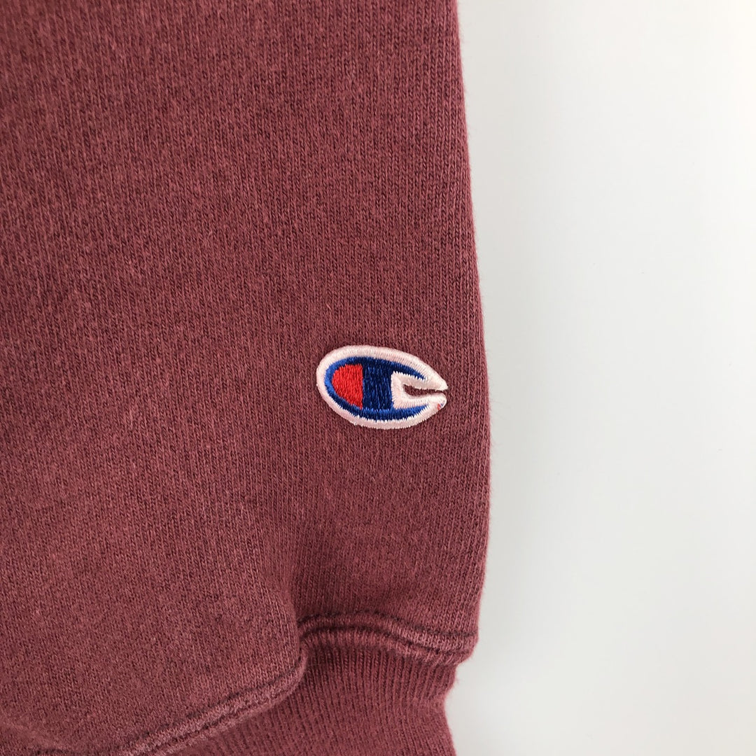 00'S Champion Original Reverse Weave College Sweat Pullover Hoodie Men's M cotton Red type red-purple Vintage Second Hand