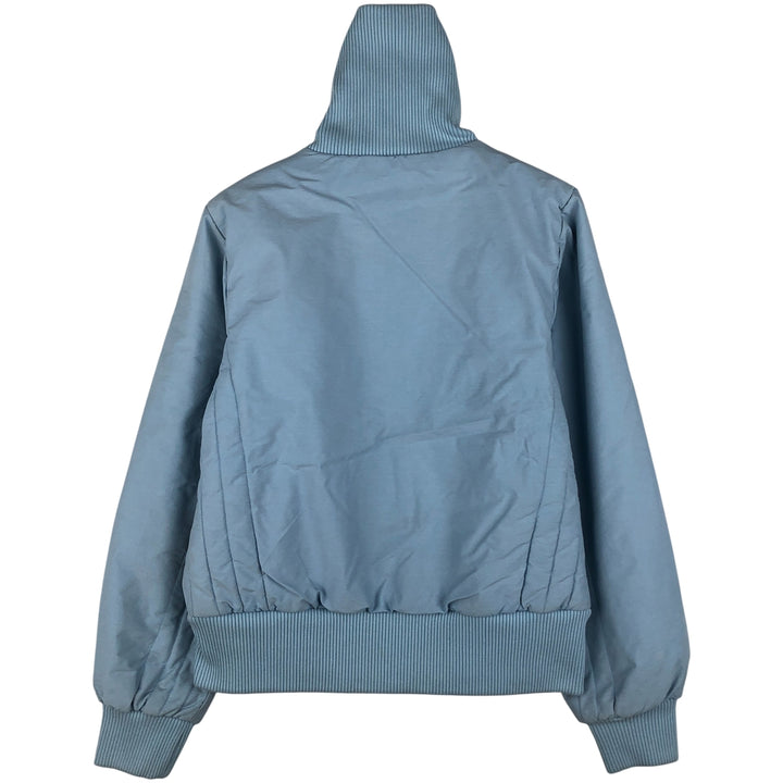2000'S Adidas high-neck padded puffer jacket, women's size M cotton Blue type light blue Vintage Second Hand