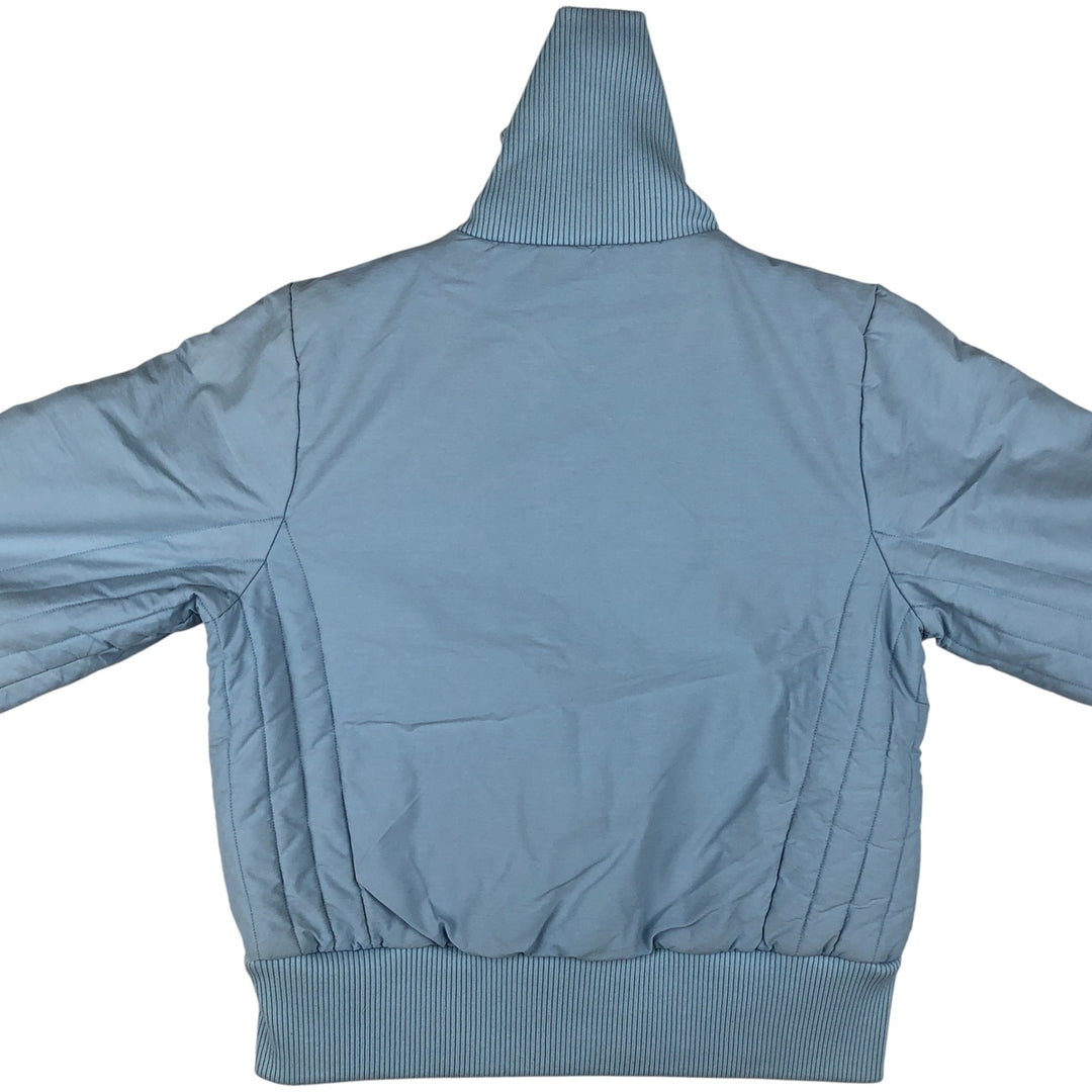 2000'S Adidas high-neck padded puffer jacket, women's size M cotton Blue type light blue Vintage Second Hand