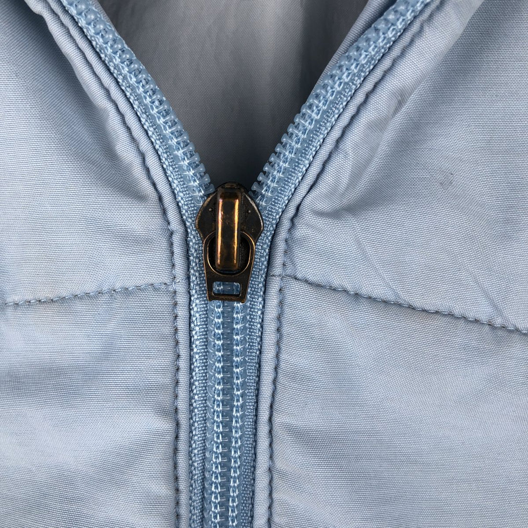2000'S Adidas high-neck padded puffer jacket, women's size M cotton Blue type light blue Vintage Second Hand