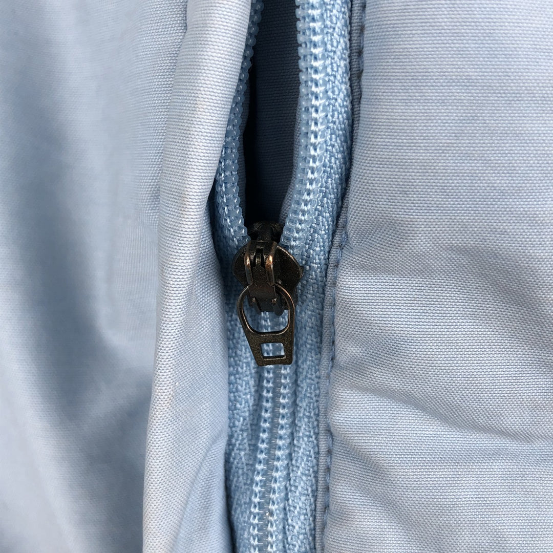 2000'S Adidas high-neck padded puffer jacket, women's size M cotton Blue type light blue Vintage Second Hand