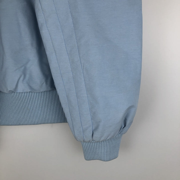 2000'S Adidas high-neck padded puffer jacket, women's size M cotton Blue type light blue Vintage Second Hand